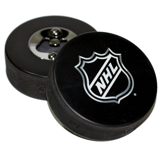 NHL Logo Basic Series Hockey Puck Bottle Opener