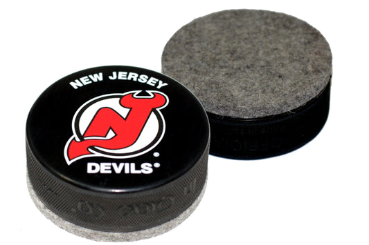 New Jersey Devils Basic Series Hockey Puck Board Eraser For Chalk & Whiteboards