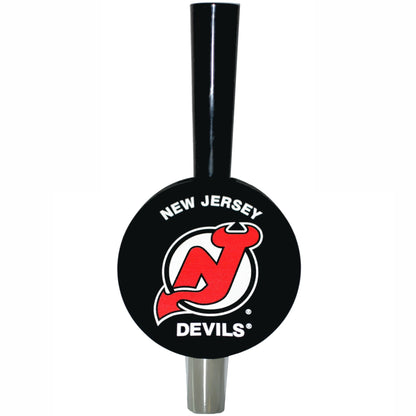 New Jersey Devils Tall-Boy Hockey Puck Beer Tap Handle