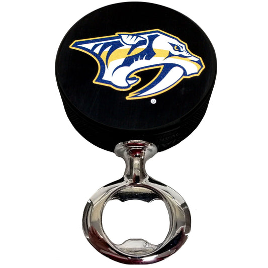 Nashville Predators FULCRUM Series Hockey Puck Bottle Opener