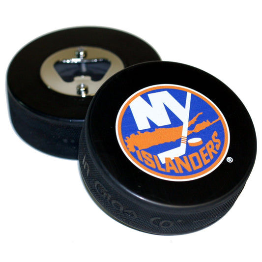 New York Islanders Basic Series Hockey Puck Bottle Opener