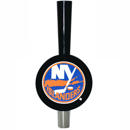 New York Islanders Tall-Boy Hockey Puck Beer Tap Handle
