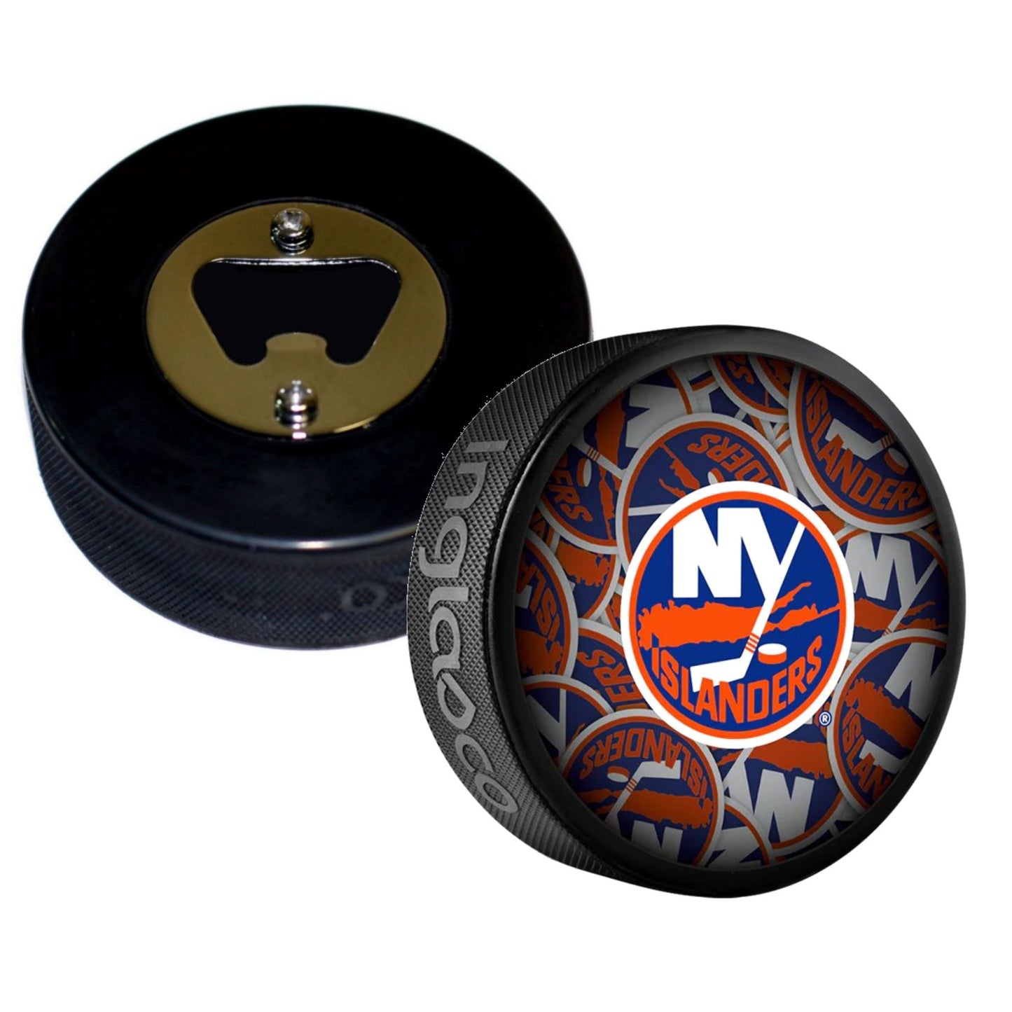 New York Islanders Clone Series Hockey Puck Bottle Opener