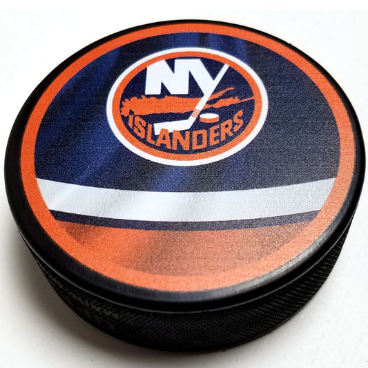 New York Islanders Reverse Retro Series Collectible Hockey Puck