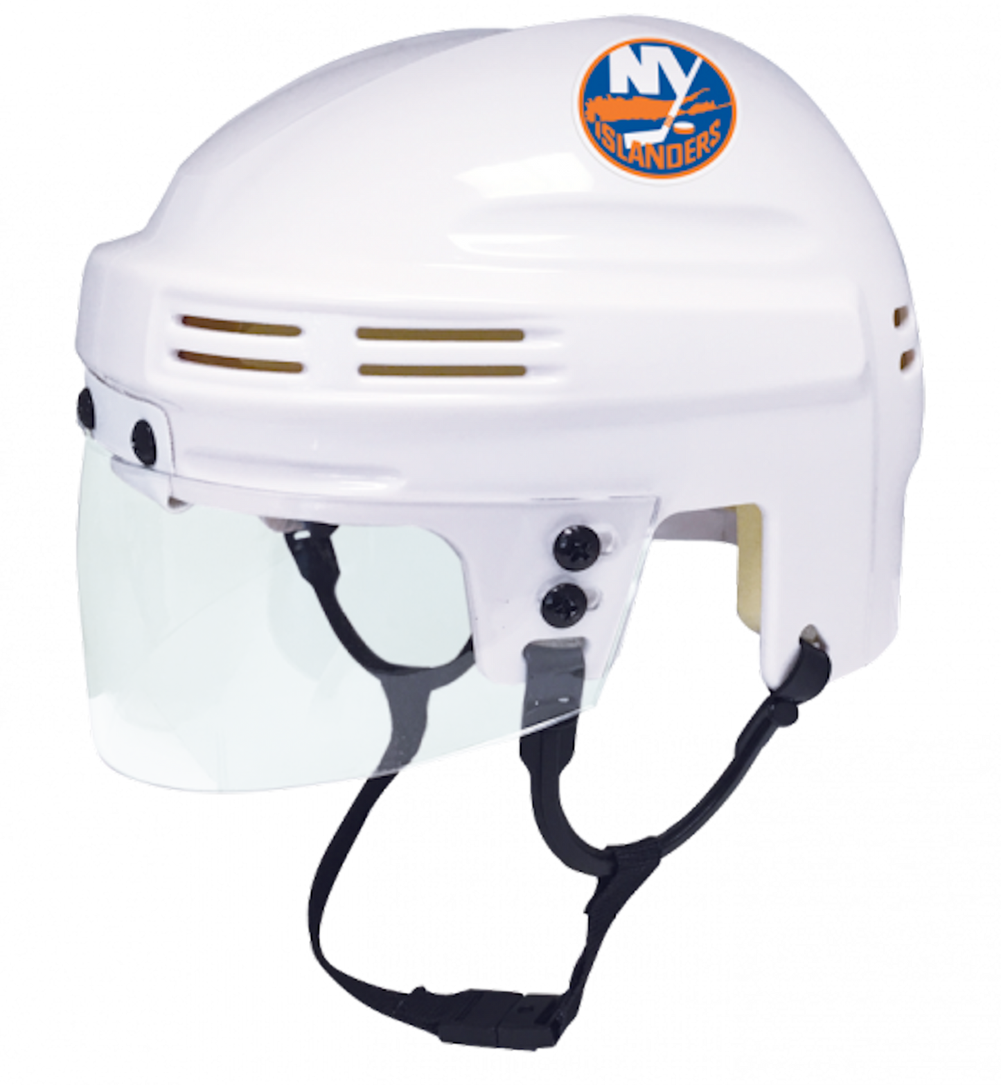 New York Islanders White Unsigned Collectible Mini Hockey Helmet