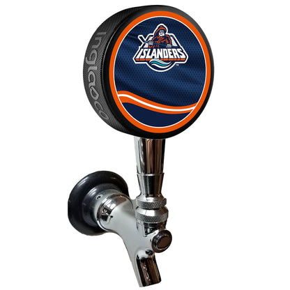 New York Islanders 2024 Reverse Series Hockey Puck Beer Tap Handle