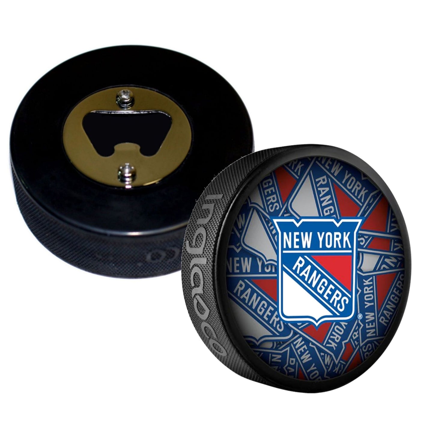 New York Rangers Clone Series Hockey Puck Bottle Opener