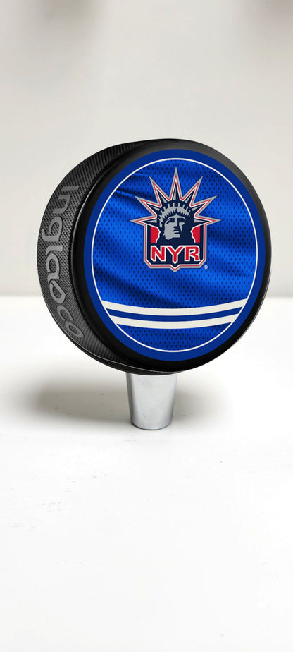 New York Rangers Reverse Series Hockey Puck Beer Tap Handle