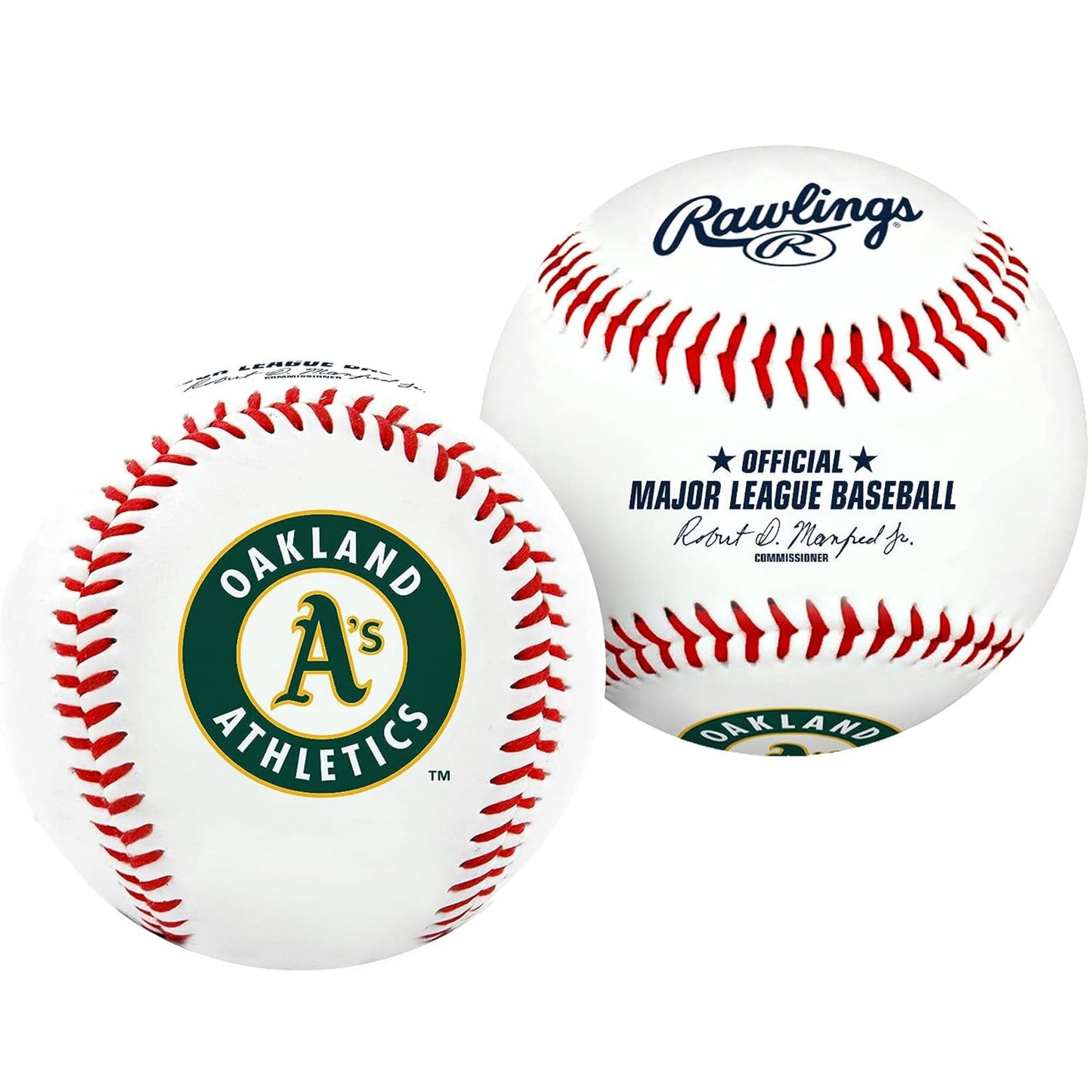 Oakland A's Collectible MLB Logo Baseball