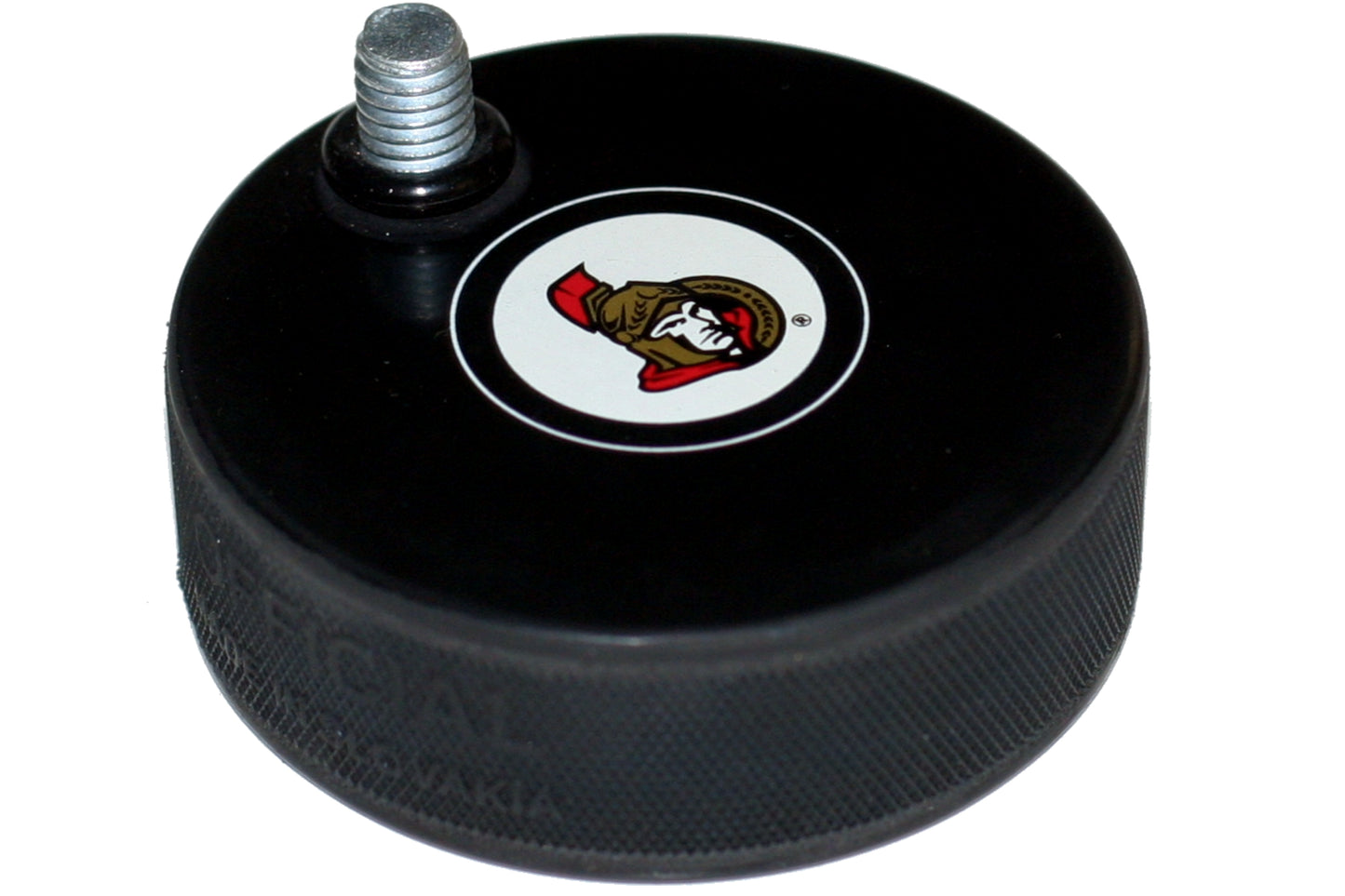 Ottawa Senators Hockey Puck Beer Tap Handle Display