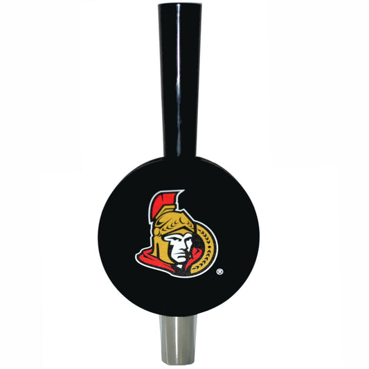 Ottawa Senators Throwback Logo Tall-Boy Hockey Puck Beer Tap Handle