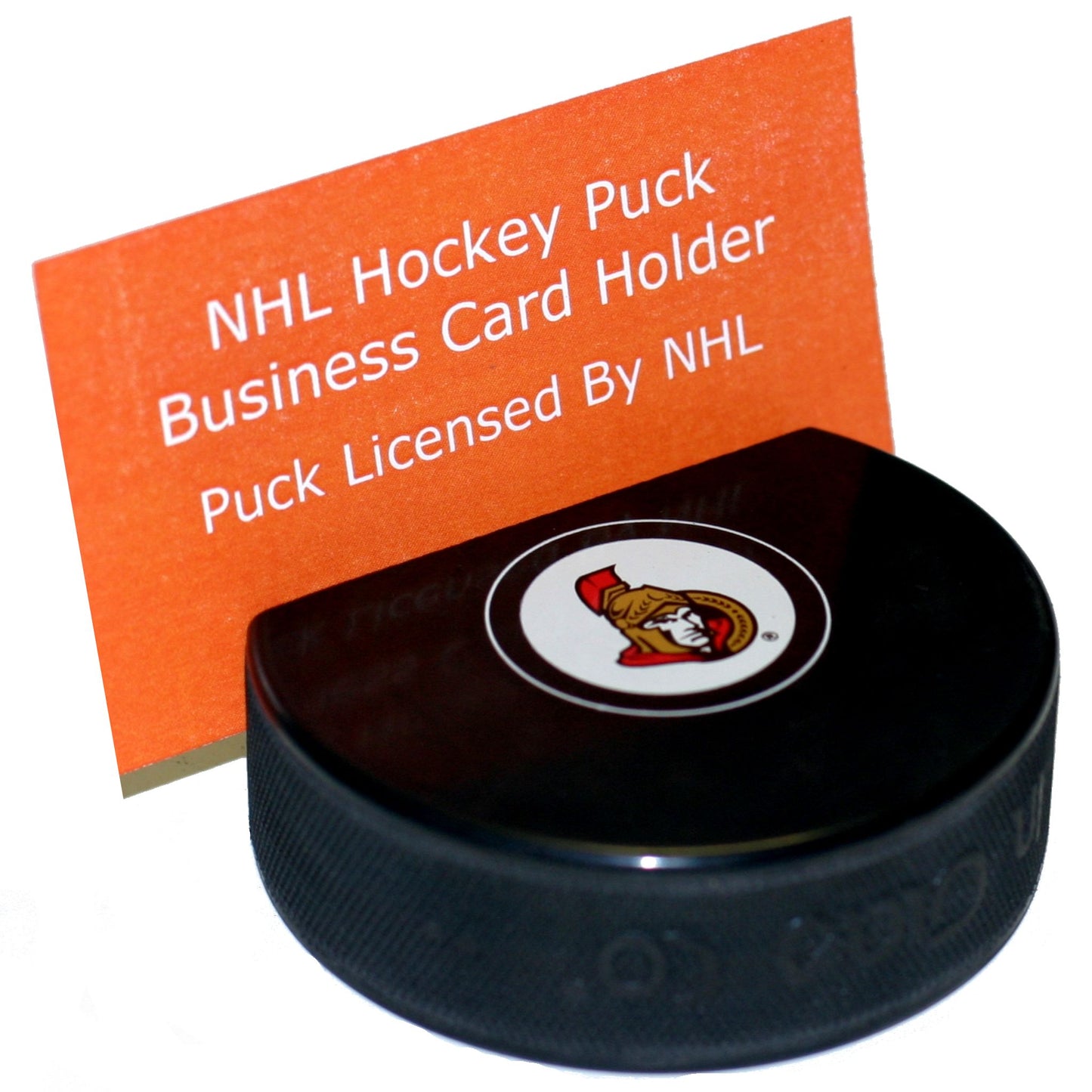 Ottawa Senators Autograph Series Hockey Puck Business Card Holder