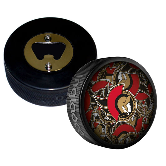 Ottawa Senators Clone Series Hockey Puck Bottle Opener