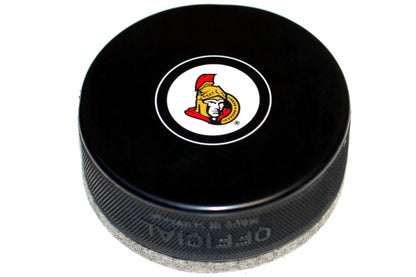 Ottawa Senators Throwback Logo Autograph Series Hockey Puck Board Eraser For Chalk & Whiteboards