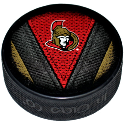 Ottawa Senators Stitch Series Collectible Hockey Puck