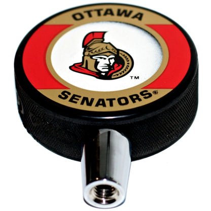 Ottawa Senators Throwback Logo Retro Series Hockey Puck Beer Tap Handle