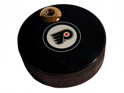 Philadelphia Flyers Auto Series Artisan Hockey Puck Desk Pen Holder