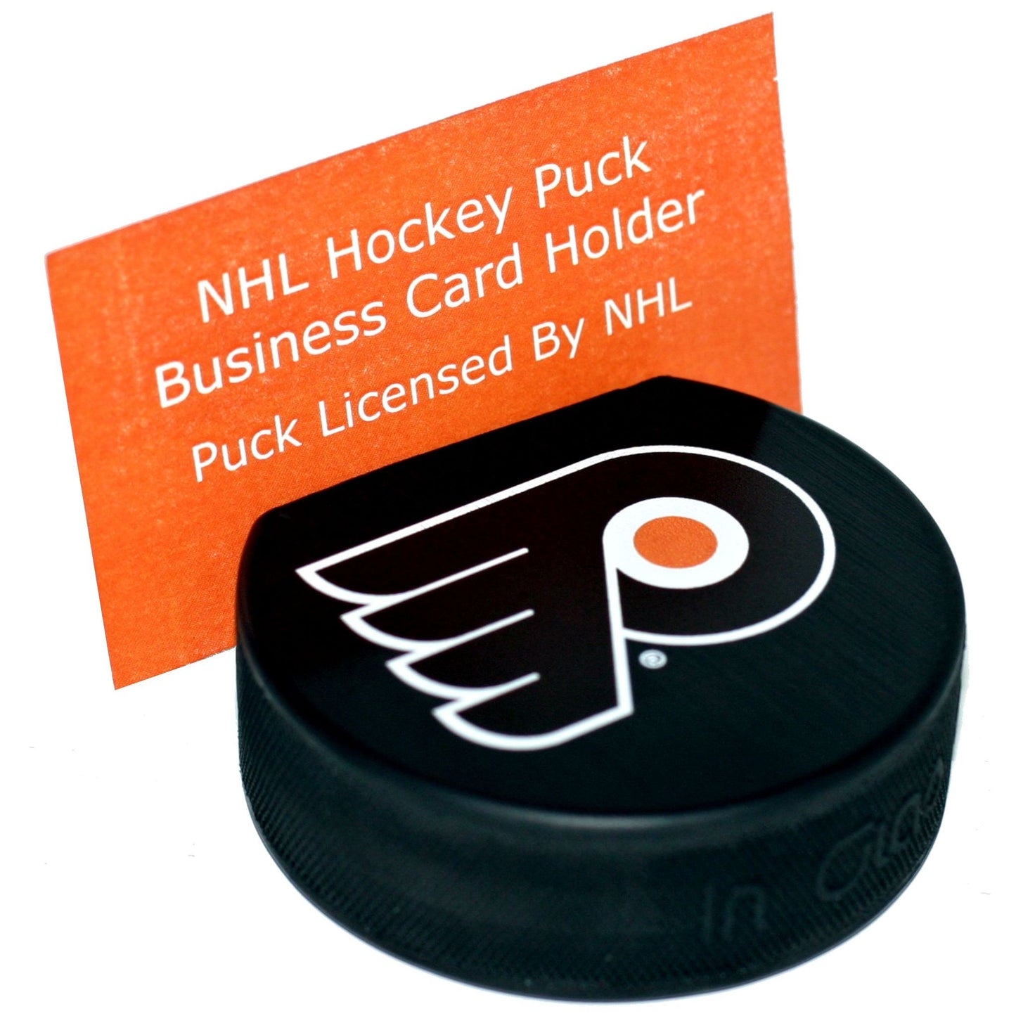 Philadelphia Flyers Basic Series Hockey Puck Business Card Holder