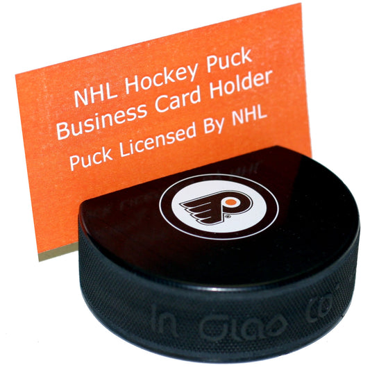 Philadelphia Flyers Autograph Series Hockey Puck Business Card Holder