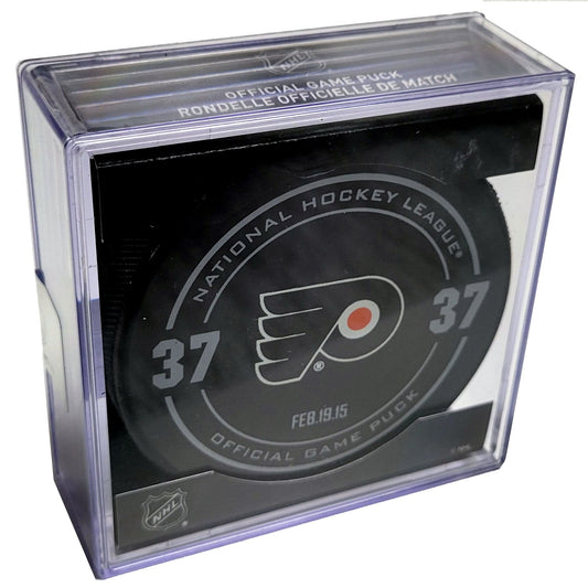 Philadelphia Flyers Eric Desjardins Players Series Game Style Collectible Hockey Puck