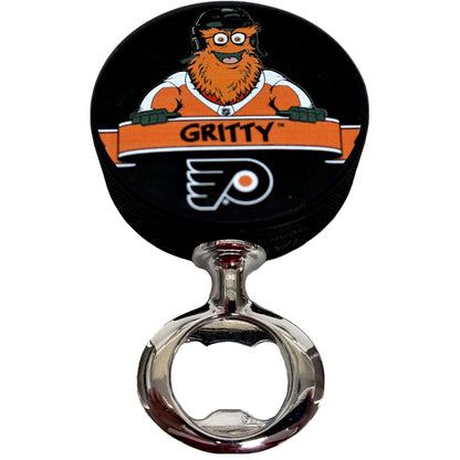Philadelphia Flyers GRITTY Mascot FULCRUM Series Hockey Puck Bottle Opener
