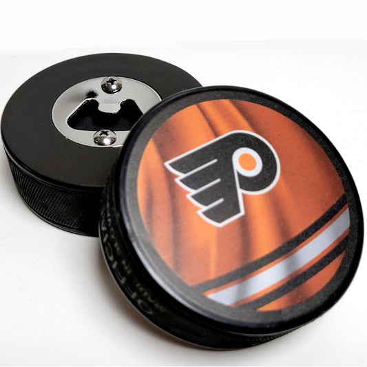 Philadelphia Flyers Reverse Series Hockey Puck Bottle Opener