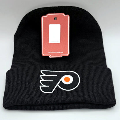 Philadelphia Flyers NHL Black Cuffed Knit Adult Beanie