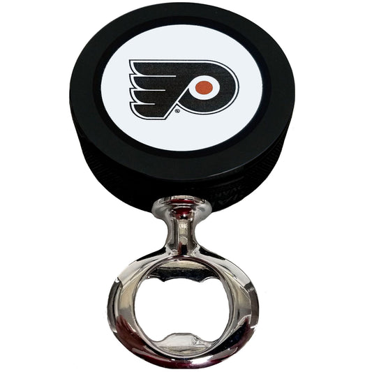 Philadelphia Flyers Vintage Series FULCRUM Series Hockey Puck Bottle Opener