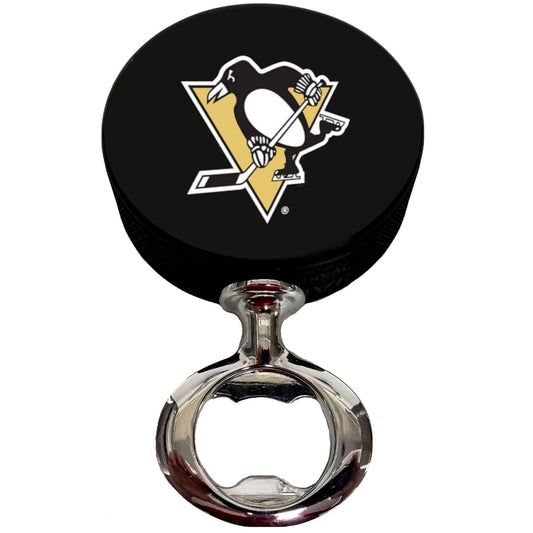 Pittsburgh Penguins FULCRUM Series Hockey Puck Bottle Opener