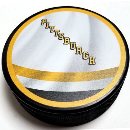 Pittsburgh Penguins Reverse Retro Series Collectible Hockey Puck
