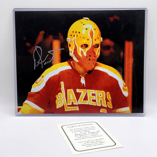 Philadelphia Blazers Bernie Parent Autographed Photo With COA