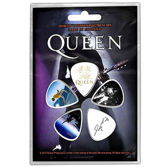 Queen Collectible Rock & Roll Guitar Pick Set Of Five