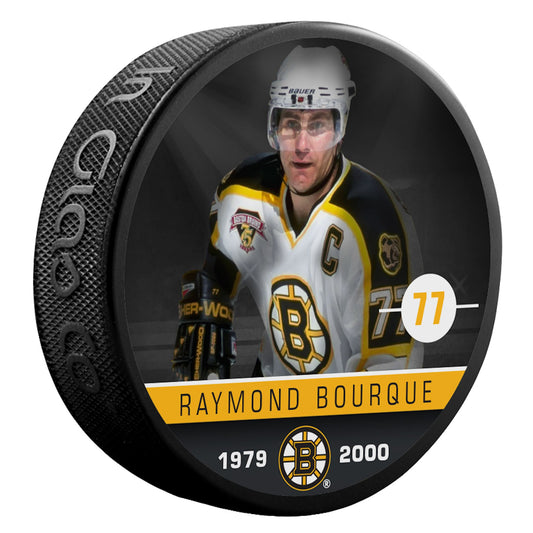 Ray Bourque Boston Bruins 'The Alumni' Player Series Souvenir Collector Hockey Puck