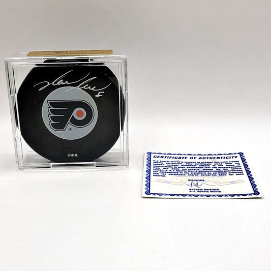 Philadelphia Flyers Mark Recchi Autographed Hockey Puck With COA