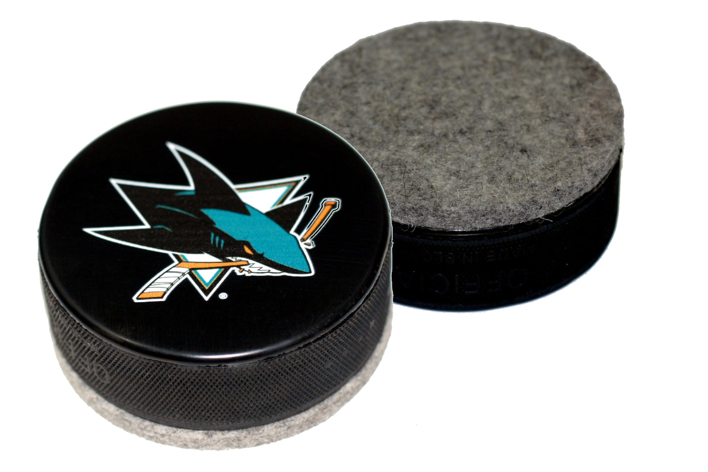 San Jose Sharks Basic Series Hockey Puck Board Eraser For Chalk & Whiteboards