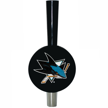 San Jose Sharks Tall-Boy Hockey Puck Beer Tap Handle