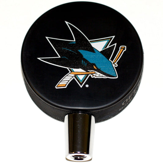 San Jose Sharks Basic Series Hockey Puck Beer Tap Handle