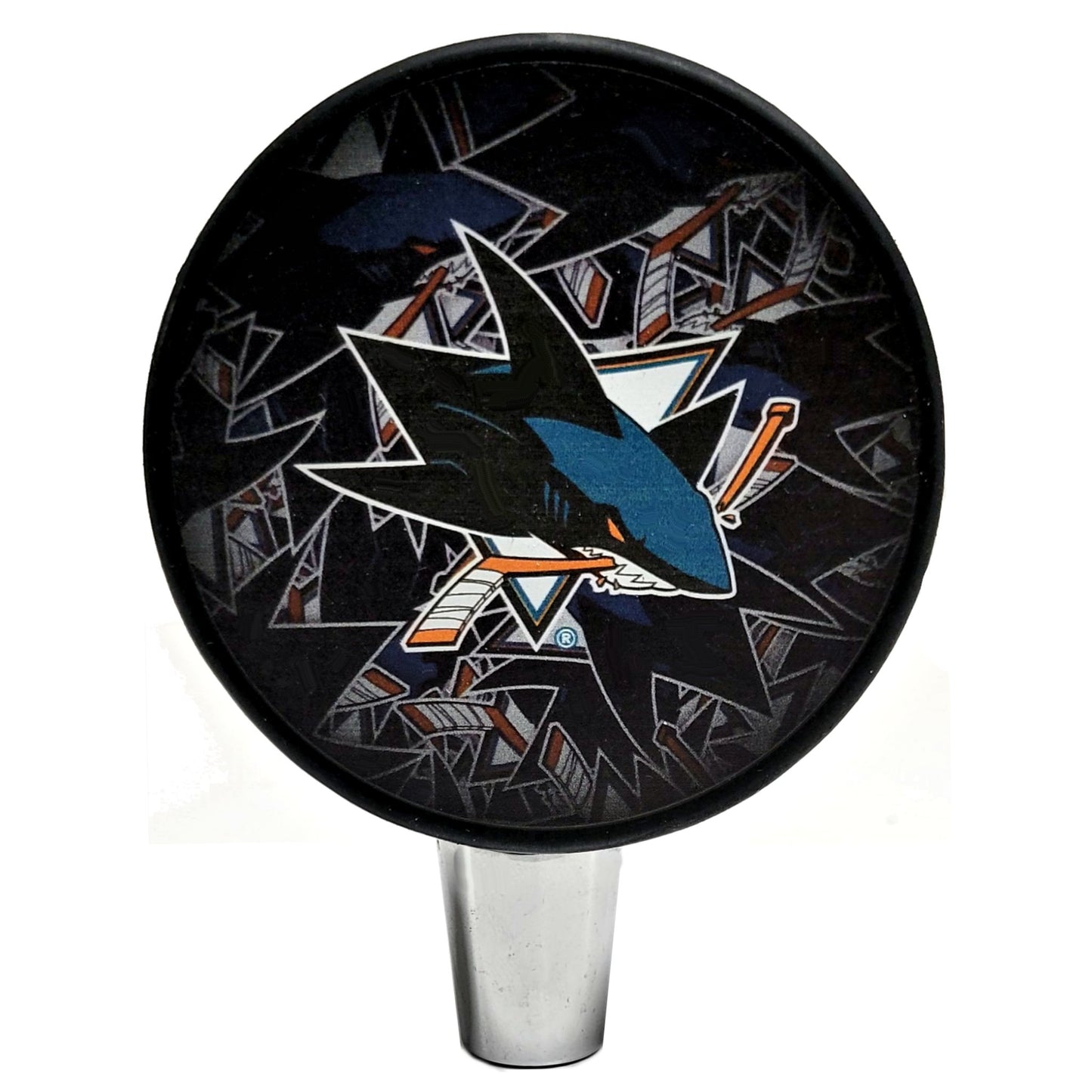 San Jose Sharks Clone Series Hockey Puck Beer Tap Handle