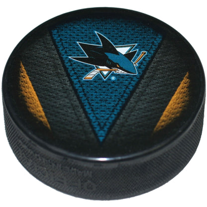 San Jose Sharks Stitch Series Collectible Hockey Puck