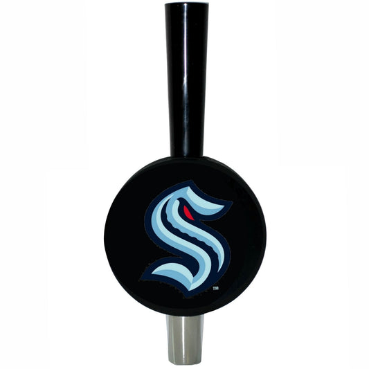 Seattle Kraken Tall-Boy Hockey Puck Beer Tap Handle