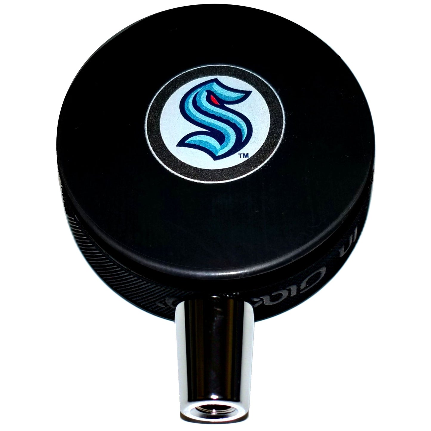 Seattle Kraken Autograph Series Hockey Puck Beer Tap Handle