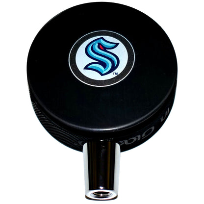 Seattle Kraken Autograph Series Hockey Puck Beer Tap Handle