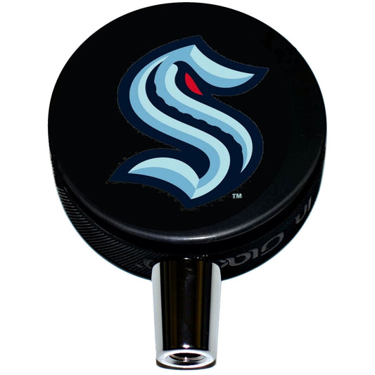 Seattle Kraken Basic Series Hockey Puck Beer Tap Handle