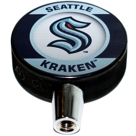 Seattle Kraken Retro Series Hockey Puck Beer Tap Handle