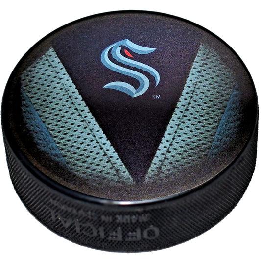 Seattle Kraken Stitch Series Collectible Hockey Puck