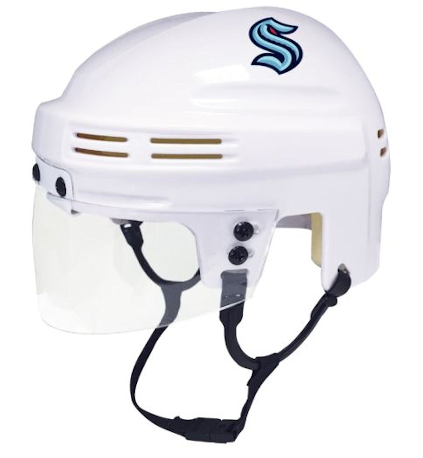 Seattle Kraken White Unsigned Collectible Mini Hockey Helmet