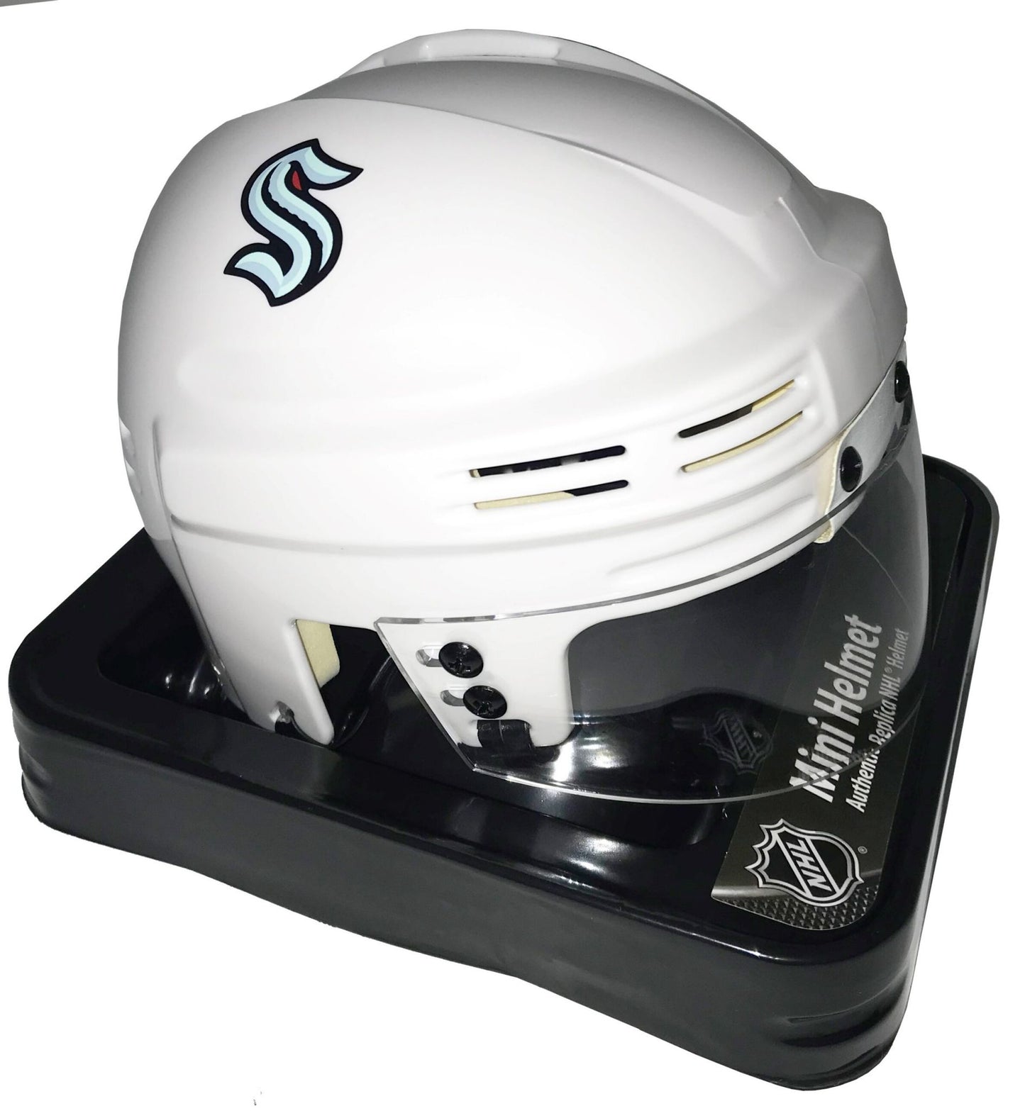 Seattle Kraken White Unsigned Collectible Mini Hockey Helmet