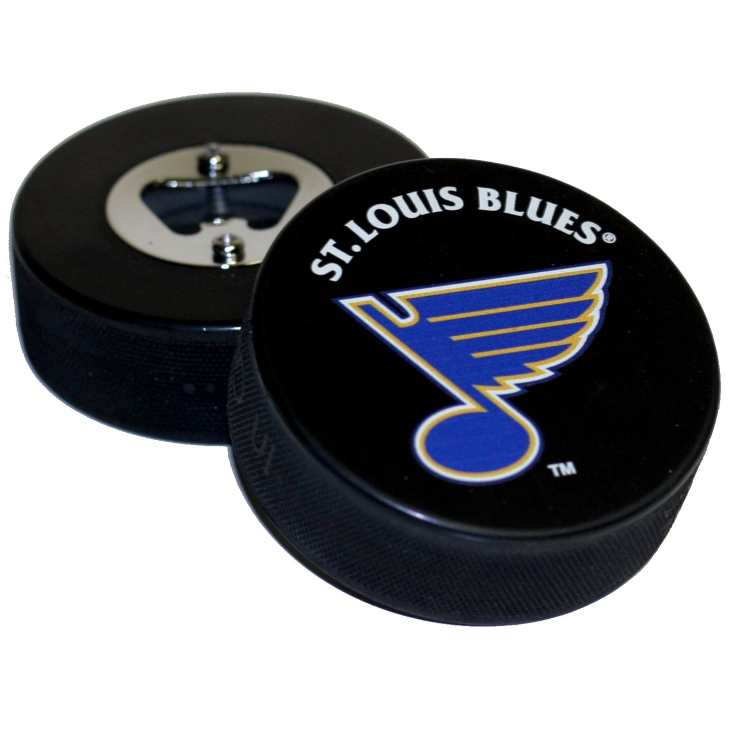 St. Louis Blues Basic Series Hockey Puck Bottle Opener