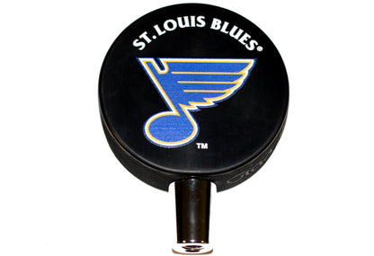 St Louis Blues Hockey Puck And St Louis Cardinals Baseball Beer Tap Handle Set