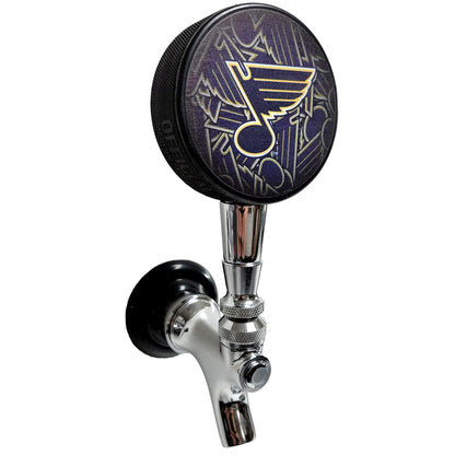 St Louis Blues Clone Series Hockey Puck Beer Tap Handle